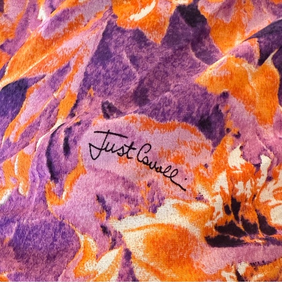 ROBERTO CAVALLI Just Cavalli Silk Floral Print Dress Size 44 (L) - Picture 12 of 14